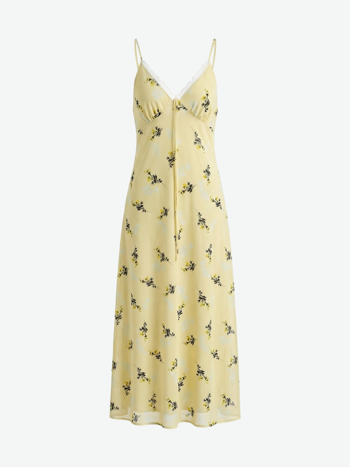 Seraphine Floral Satin Maxi Dress