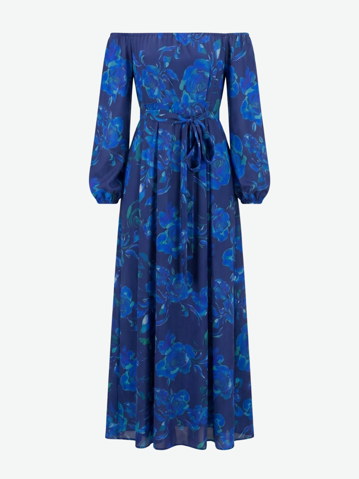 Norela Floral Off-Shoulder Maxi Dress