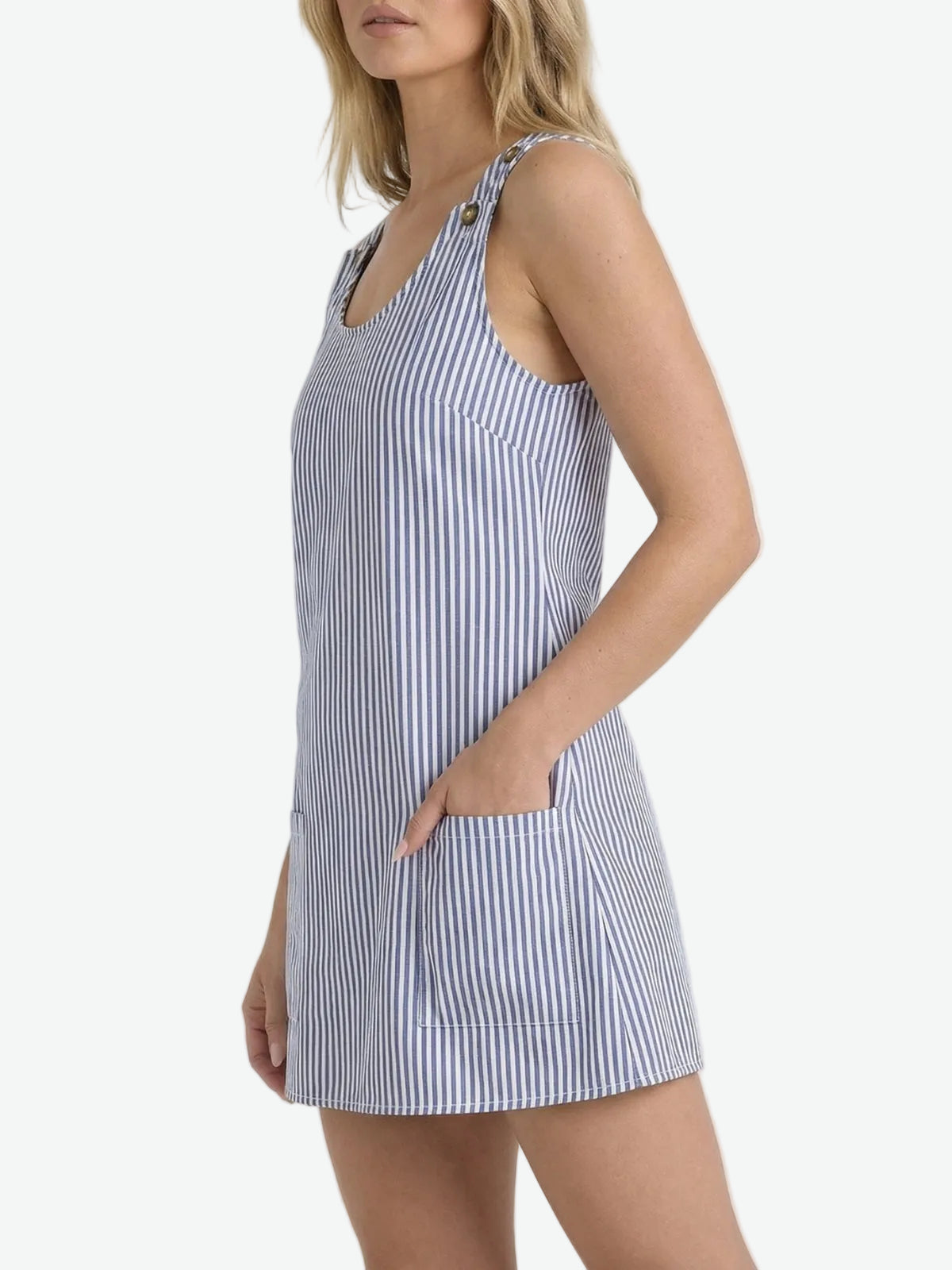 Vera Striped A-Line Mini Dress
