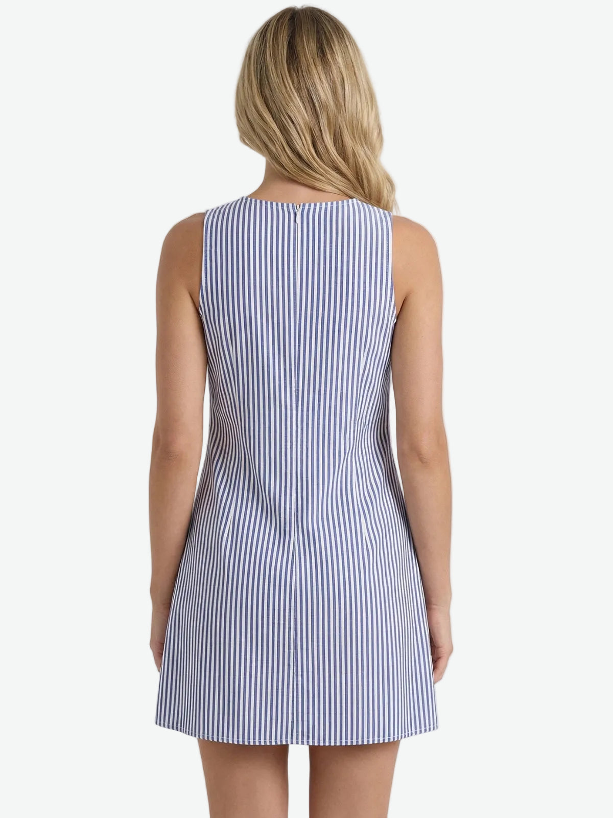 Vera Striped A-Line Mini Dress